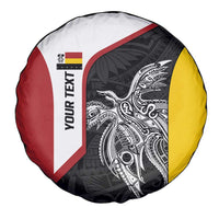 Personalised PNG Madang Province Spare Tire Cover Bird of Paradise Tattoo Flag Motif LT9 - Polynesian Pride