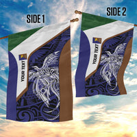 Personalised PNG Manus Province Garden Flag Bird of Paradise Tattoo Flag Motif LT9 - Polynesian Pride
