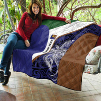 Personalised PNG Manus Province Quilt Bird of Paradise Tattoo Flag Motif LT9 - Polynesian Pride