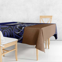 Personalised PNG Manus Province Tablecloth Bird of Paradise Tattoo Flag Motif LT9 - Polynesian Pride