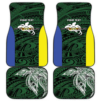 Personalised PNG Morobe Province Car Mats Bird of Paradise Tattoo Flag Motif LT9 - Polynesian Pride