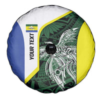 Personalised PNG Morobe Province Spare Tire Cover Bird of Paradise Tattoo Flag Motif LT9 - Polynesian Pride
