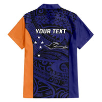 Personalised PNG New Ireland Family Matching Summer Maxi Dress and Hawaiian Shirt Bird of Paradise Tattoo Flag Motif LT9 - Polynesian Pride