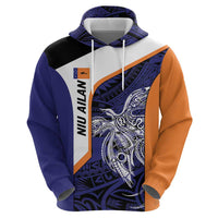 Personalised PNG New Ireland Hoodie Bird of Paradise Tattoo Flag Motif LT9 - Polynesian Pride