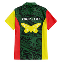 Personalised PNG Oro Province Family Matching Tank Maxi Dress and Hawaiian Shirt Bird of Paradise Tattoo Flag Motif LT9 - Polynesian Pride