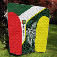 Personalised PNG Oro Province Quilt Bird of Paradise Tattoo Flag Motif LT9 - Polynesian Pride