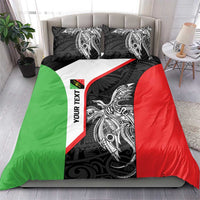 Personalised PNG Southern Highlands Province Bedding Set Bird of Paradise Tattoo Flag Motif LT9 - Polynesian Pride
