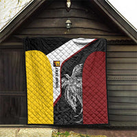 Personalised PNG Western Province Quilt Bird of Paradise Tattoo Flag Motif LT9 - Polynesian Pride