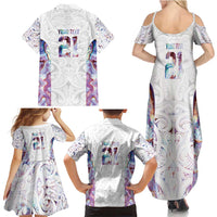 Custom New Zealand Aotearoa Family Matching Summer Maxi Dress and Hawaiian Shirt Pink Maori Paua Shell Indigenous LT9 - Polynesian Pride