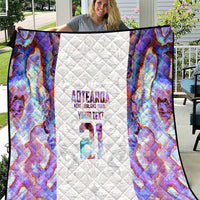 Custom New Zealand Aotearoa Quilt Pink Maori Paua Shell Indigenous - Polynesian Pride