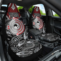 Aotearoa and Australia Car Seat Cover New Zealand Honour The Treaty Ake!Ake!Ake! LT9 One Size Red - Polynesian Pride