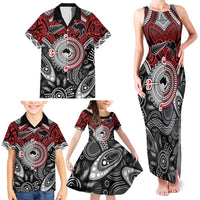 Aotearoa and Australia Family Matching Tank Maxi Dress and Hawaiian Shirt New Zealand Honour The Treaty Ake!Ake!Ake! LT9 - Polynesian Pride