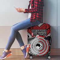 Aotearoa and Australia Luggage Cover New Zealand Honour The Treaty Ake!Ake!Ake!