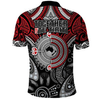 Aotearoa and Australia Polo Shirt New Zealand Honour The Treaty Ake!Ake!Ake! LT9 - Polynesian Pride