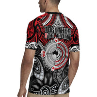 Aotearoa and Australia Rugby Jersey New Zealand Honour The Treaty Ake!Ake!Ake! LT9 - Polynesian Pride