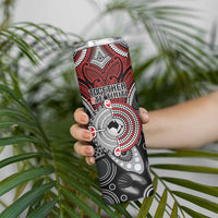 Aotearoa and Australia Skinny Tumbler New Zealand Honour The Treaty Ake!Ake!Ake! LT9 - Polynesian Pride