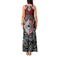 Aotearoa and Australia Tank Maxi Dress New Zealand Honour The Treaty Ake!Ake!Ake! LT9 - Polynesian Pride