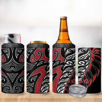 Koru Fern New Zealand 4 in 1 Can Cooler Tumbler Maori Tribal Pattern LT9 - Polynesian Pride