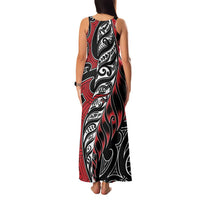 Koru Fern New Zealand Family Matching Tank Maxi Dress and Hawaiian Shirt Maori Tribal Pattern LT9 - Polynesian Pride