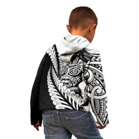 Koru Fern New Zealand Maori Tribal Warrior Kid Hoodie LT9 - Polynesian Pride