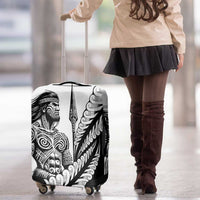 Koru Fern New Zealand Maori Tribal Warrior Luggage Cover