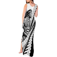 Koru Fern New Zealand Maori Tribal Warrior Tank Maxi Dress LT9 - Polynesian Pride