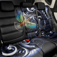 New Zealand Kea Bird Personalised Back Car Seat Cover Maori Tribal Koru Art LT9 - Polynesian Pride