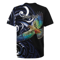 New Zealand Kea Bird Personalised Rugby Jersey Maori Tribal Koru Art LT9 - Polynesian Pride