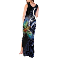 New Zealand Kea Bird Personalised Tank Maxi Dress Maori Tribal Koru Art LT9 - Polynesian Pride