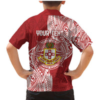 Personalised Kolisi Tonga Atele 142nd Anniversary Family Matching Mermaid Dress and Hawaiian Shirt Special Kupesi Pattern LT9 - Polynesian Pride