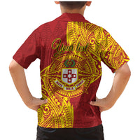 Personalised Kolisi Tonga Atele Family Matching Mermaid Dress and Hawaiian Shirt Since 1882 Simple Ngatu Pattern LT9 - Polynesian Pride