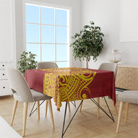 Personalised Kolisi Tonga Atele Tablecloth Since 1882 Simple Ngatu Pattern