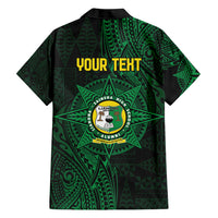 Personalised Tonga Liahona High School 76th Anniversary Family Matching Short Sleeve Bodycon Dress and Hawaiian Shirt Special Kupesi Pattern LT9 - Polynesian Pride