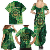 Personalised Tonga Saineha High School Family Matching Summer Maxi Dress and Hawaiian Shirt Since 1978 Special Kupesi Pattern LT9 - Polynesian Pride