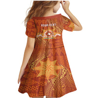 Personalised Tonga Tailulu College Family Matching Mermaid Dress and Hawaiian Shirt Since 1967 Special Kupesi Pattern Version 1 LT9 - Polynesian Pride