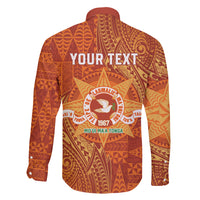 Personalised Tonga Tailulu College Family Matching Summer Maxi Dress and Hawaiian Shirt Since 1967 Special Kupesi Pattern Version 1 LT9 - Polynesian Pride