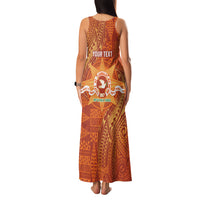 Personalised Tonga Tailulu College Family Matching Tank Maxi Dress and Hawaiian Shirt Since 1967 Special Kupesi Pattern Version 1 LT9 - Polynesian Pride
