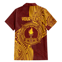 Personalised Tonga Beulah College Family Matching Mermaid Dress and Hawaiian Shirt Since 1938 Special Kupesi Pattern LT9 - Polynesian Pride