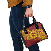 Personalised Tonga High School 77th Anniversary Shoulder Handbag Special Kupesi Pattern