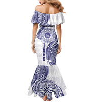Personalised Tonga Tupou College Tolo Family Matching Mermaid Dress and Hawaiian Shirt Since 1866 Special Kupesi Pattern LT9 - Polynesian Pride