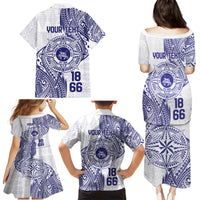 Personalised Tonga Tupou College Tolo Family Matching Puletasi and Hawaiian Shirt Since 1866 Special Kupesi Pattern LT9 - Polynesian Pride