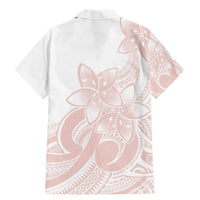 Polynesian Tribal Plumeria Lotu Tamaiti Family Matching Mermaid Dress and Hawaiian Shirt Pastel Blush LT9 - Polynesian Pride