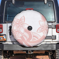 Polynesian Tribal Plumeria Lotu Tamaiti Spare Tire Cover Pastel Blush LT9 Blush - Polynesian Pride