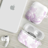 Polynesian Tribal Plumeria Lotu Tamaiti AirPods Case Pastel Mauve LT9 - Polynesian Pride