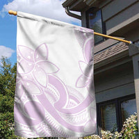Polynesian Tribal Plumeria Lotu Tamaiti Garden Flag Pastel Mauve LT9 - Polynesian Pride