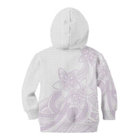 Polynesian Tribal Plumeria Lotu Tamaiti Kid Hoodie Pastel Mauve LT9 - Polynesian Pride