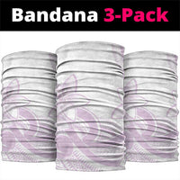 Polynesian Tribal Plumeria Lotu Tamaiti Neck Gaiter Pastel Mauve LT9 package One Size: 25*50cm Mauve - Polynesian Pride