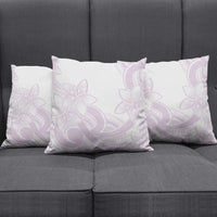 Polynesian Tribal Plumeria Lotu Tamaiti Pillow Cover Pastel Mauve LT9 - Polynesian Pride