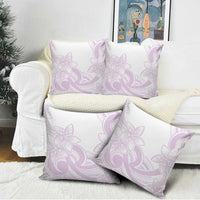 Polynesian Tribal Plumeria Lotu Tamaiti Pillow Cover Pastel Mauve LT9 - Polynesian Pride