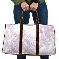 Polynesian Tribal Plumeria Lotu Tamaiti Travel Bag Pastel Mauve LT9 Mauve - Polynesian Pride